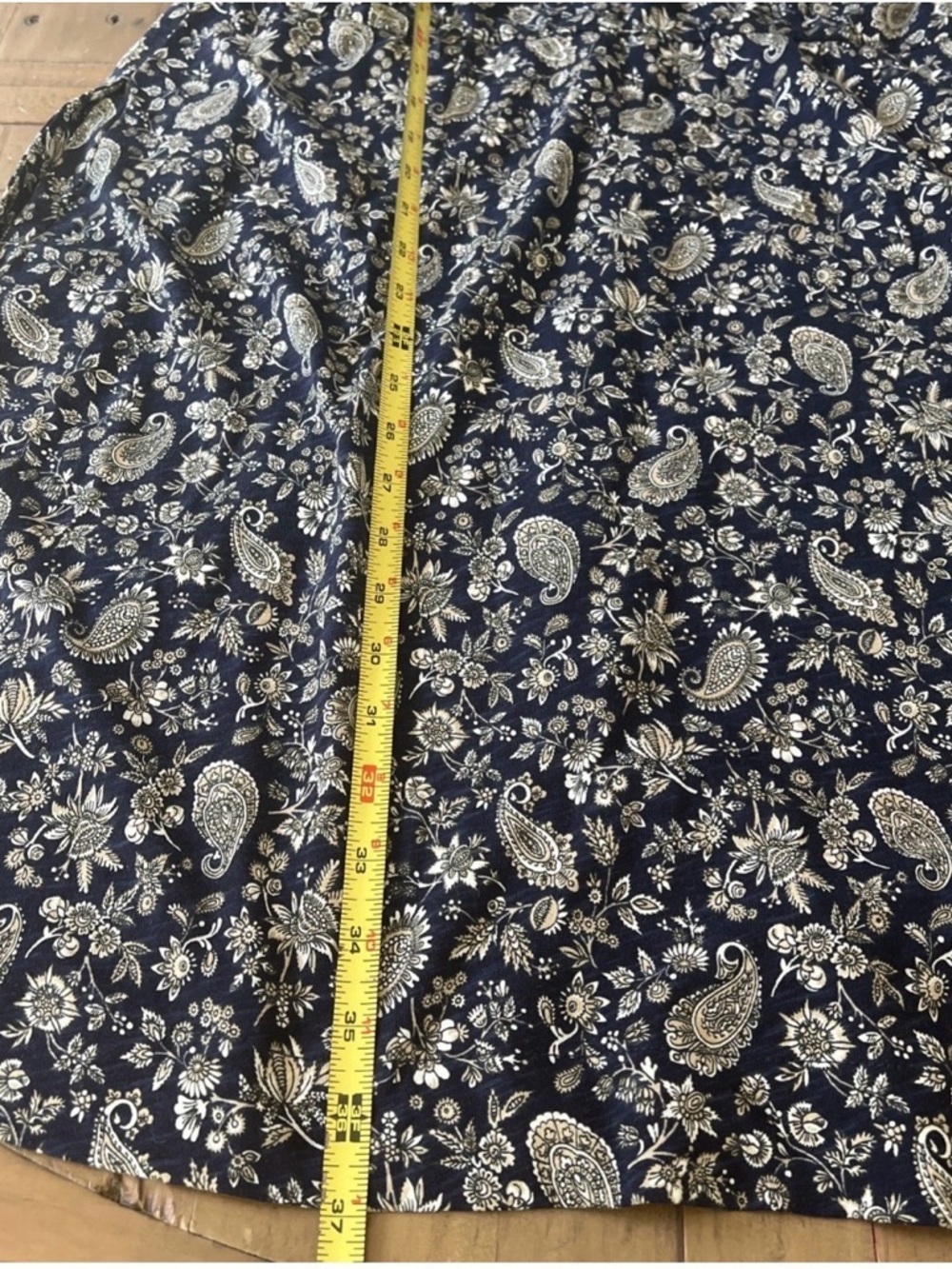 Boden Effie Dress Women’s 14 Blue Paisley Floral Collared Preppy Mini Casual - Picture 10 of 12
